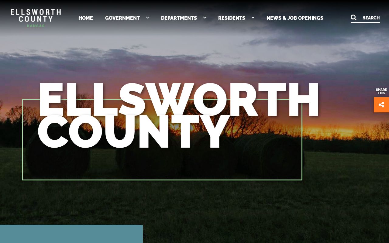 Ellsworth County court docket and county government